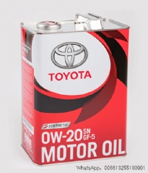 TOYOTA ENGINE OIL 0W-20 4L